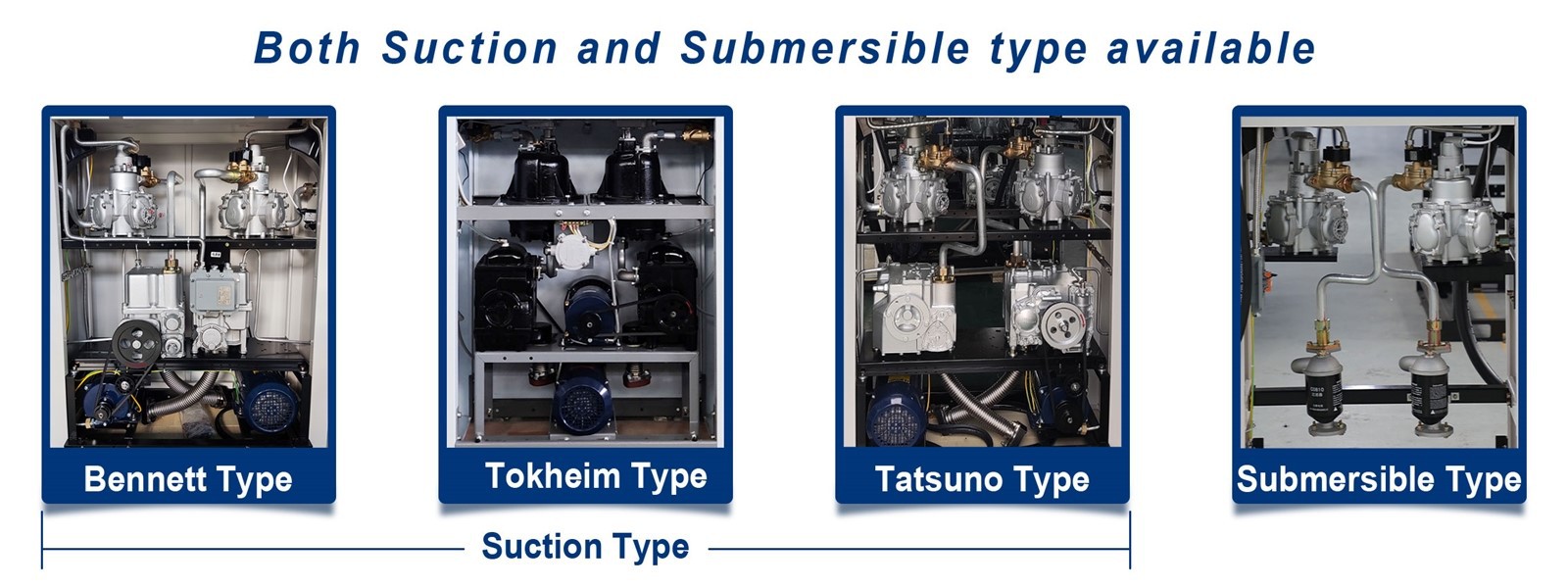 Suction pump submersible pump
